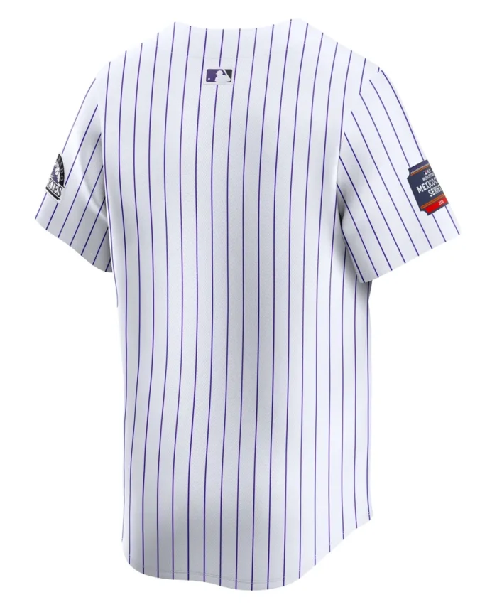 Colorado Rockies 2024 MLB World Tour Mexico City Series Home Limited Jersey- White