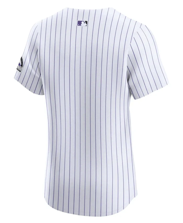 Colorado Rockies Home Elite Jersey - White