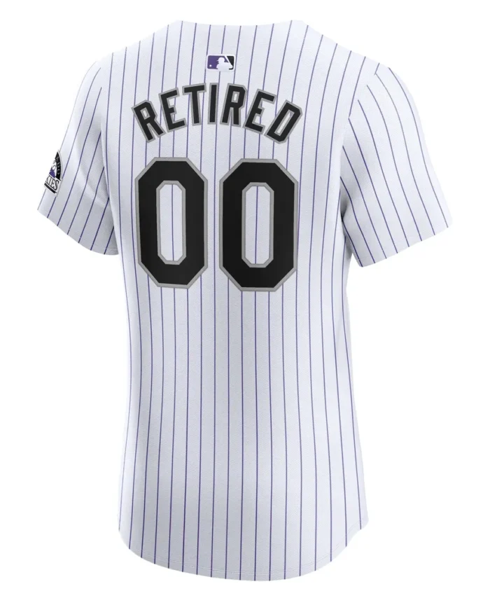 Colorado Rockies Home Elite Pick-A-Player Retired Roster Jersey - White