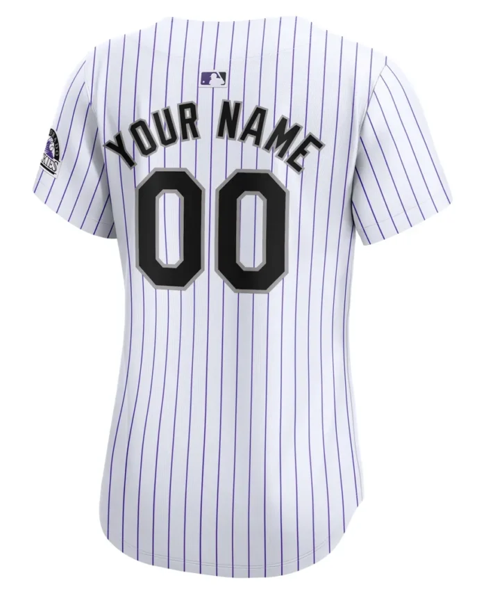 Colorado Rockies Women City Connect Replica Team Jersey - White/Forest Green