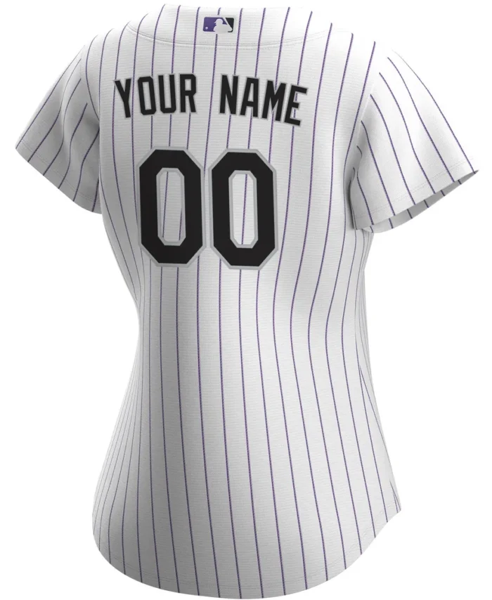 Colorado Rockies Women City Connect Replica Team Jersey - White/Forest Green