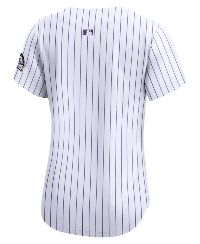Colorado Rockies Women City Connect Replica Team Jersey - White/Forest Green