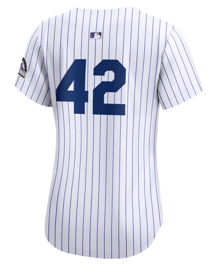 Colorado Rockies Women City Connect Replica Team Jersey - White/Forest Green