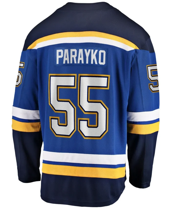 Colton Parayko St. Louis Blues Fanatics Home Breakaway Player Jersey - Blue