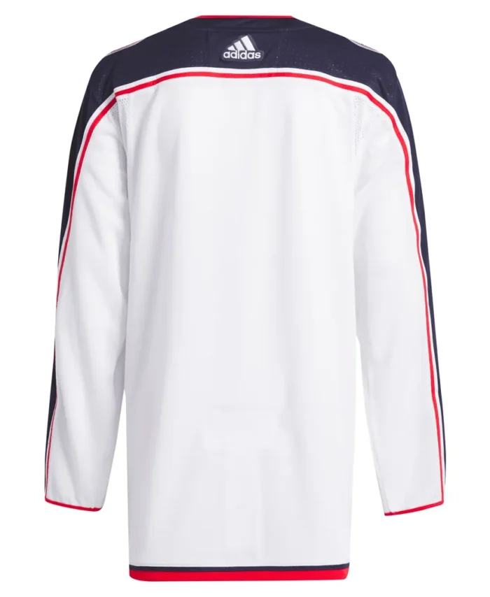 Columbus Blue Jackets Away Primegreen Authentic Jersey - White