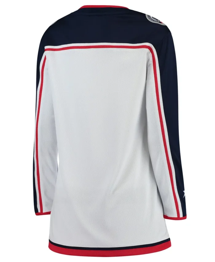 Columbus Blue Jackets Fanatics Women Away Breakaway Jersey - White