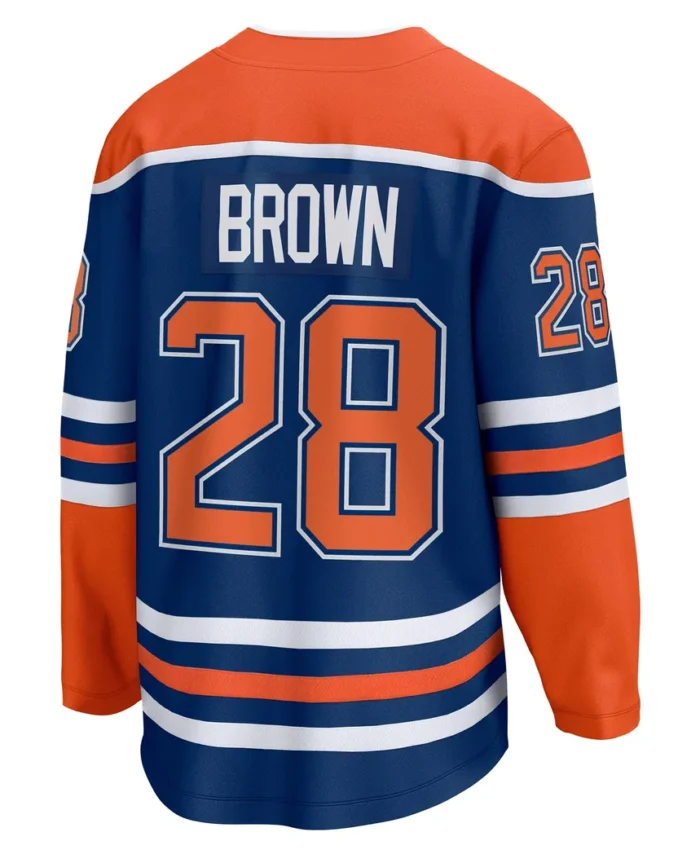 Connor Brown Edmonton Oilers Fanatics Home Breakaway Jersey - Royal