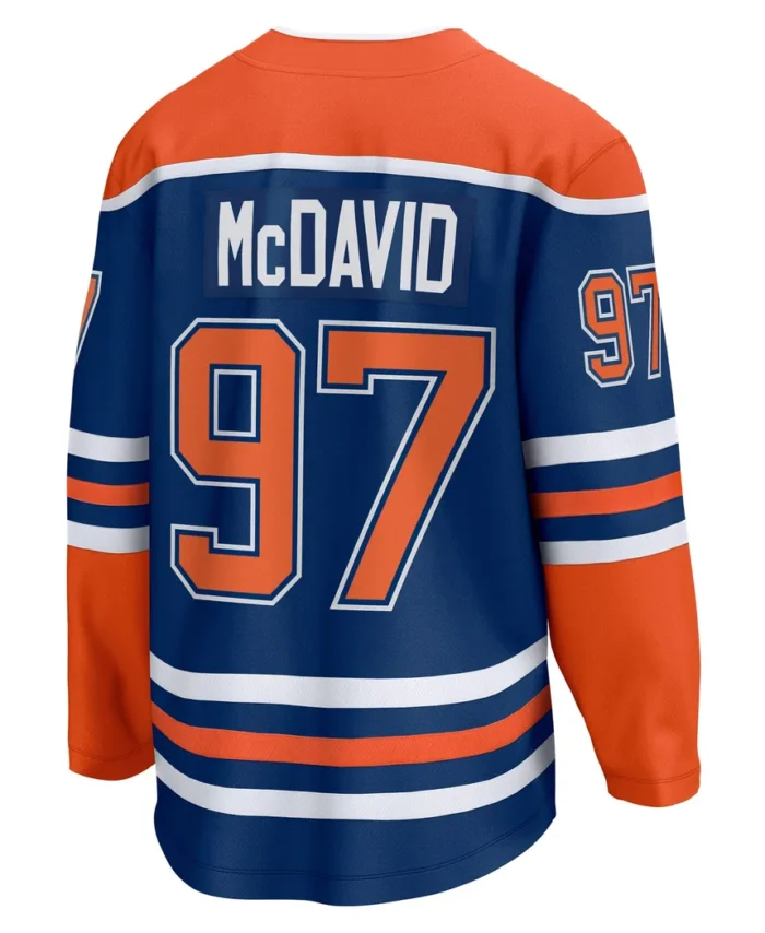 Connor McDavid Edmonton Oilers Fanatics Home Breakaway Jersey - Royal