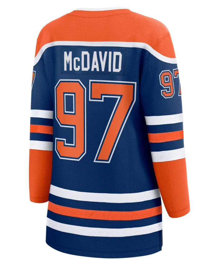 Connor McDavid Edmonton Oilers Fanatics Women Home Premier Breakaway Player Jersey - Royal