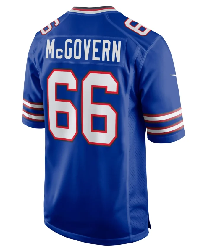 Connor McGovern Buffalo Bills Game Player Jersey - Royal