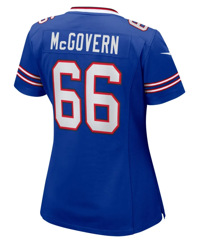 Connor McGovern Buffalo Bills Women's Game Player Jersey - Royal