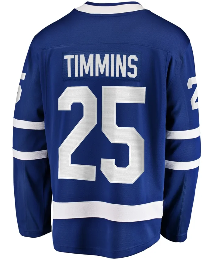 Conor Timmins Toronto Maple Leafs Fanatics Home Premier Breakaway Player Jersey - Blue