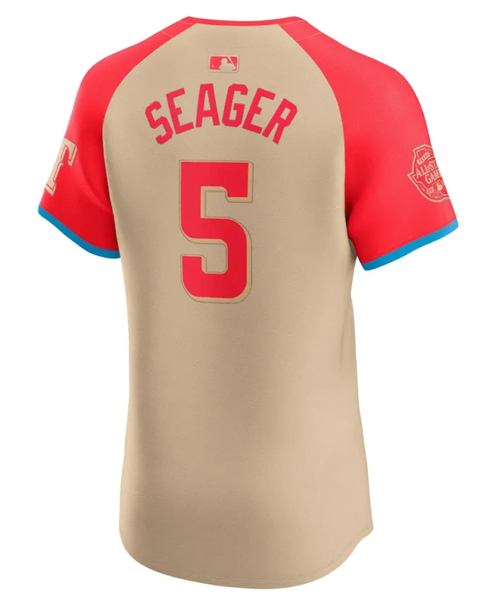Corey Seager American League 2024 MLB All-Star Game Elite Player Jersey - Cream