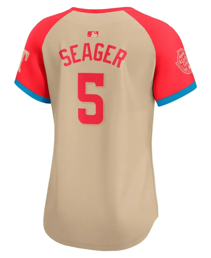 Corey Seager American League Women 2024 MLB All-Star Game Limited Player Jersey - Cream