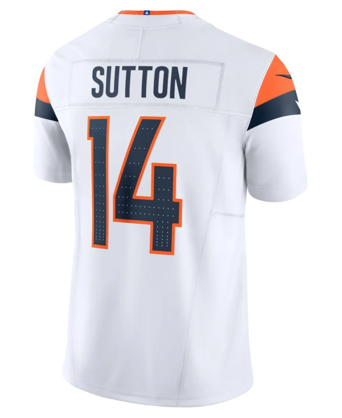 Courtland Sutton Denver Broncos Mile High Collection Vapor F.U.S.E. Limited Jersey - White