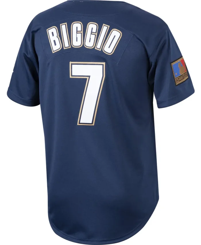Craig Biggio Houston Astros Mitchell Ness Cooperstown Collection 1994 Authentic Jersey - Navy