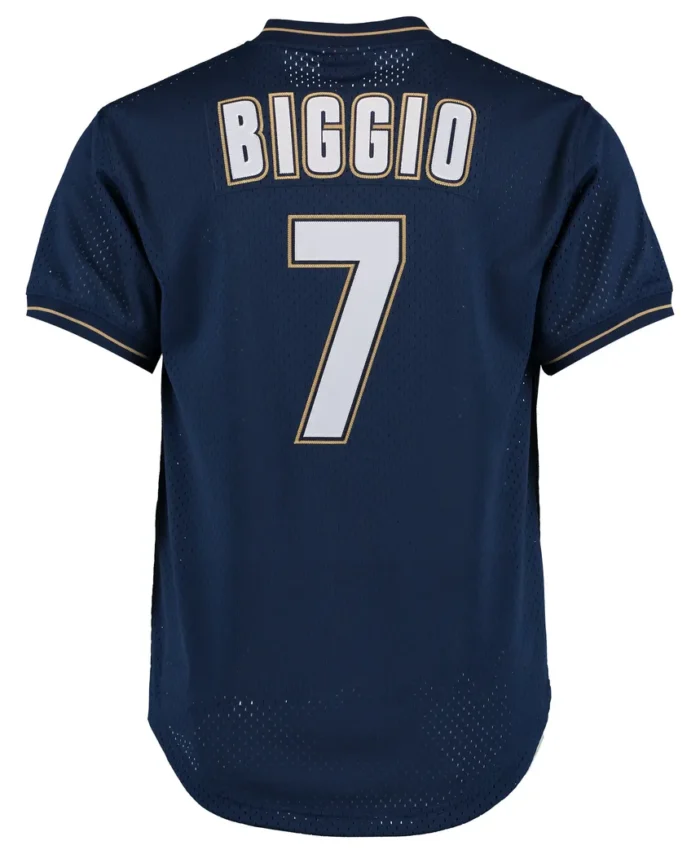 Craig Biggio Houston Astros Mitchell Ness Cooperstown Collection Batting Practice Jersey - Navy