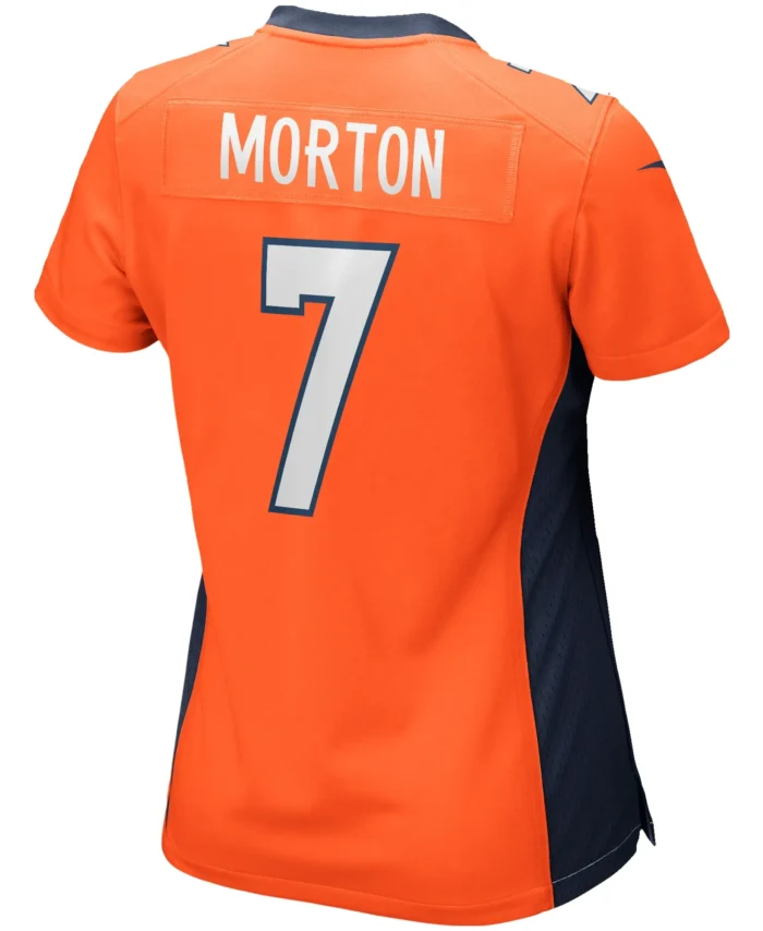 Craig Morton Denver Broncos Women's Game Retired Player Jersey - Orange