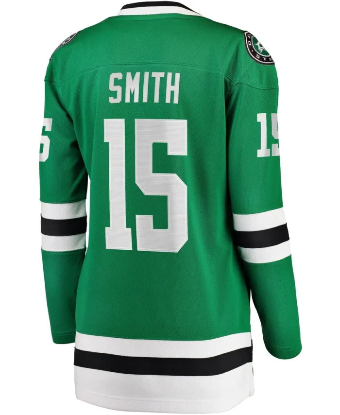 Craig Smith Dallas Stars Fanatics Women Home Breakaway Player Jersey - Kelly Green