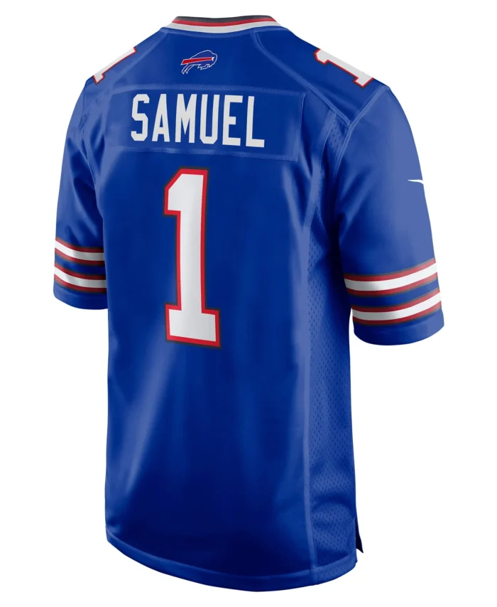 Curtis Samuel Buffalo Bills  Game Jersey -  Royal