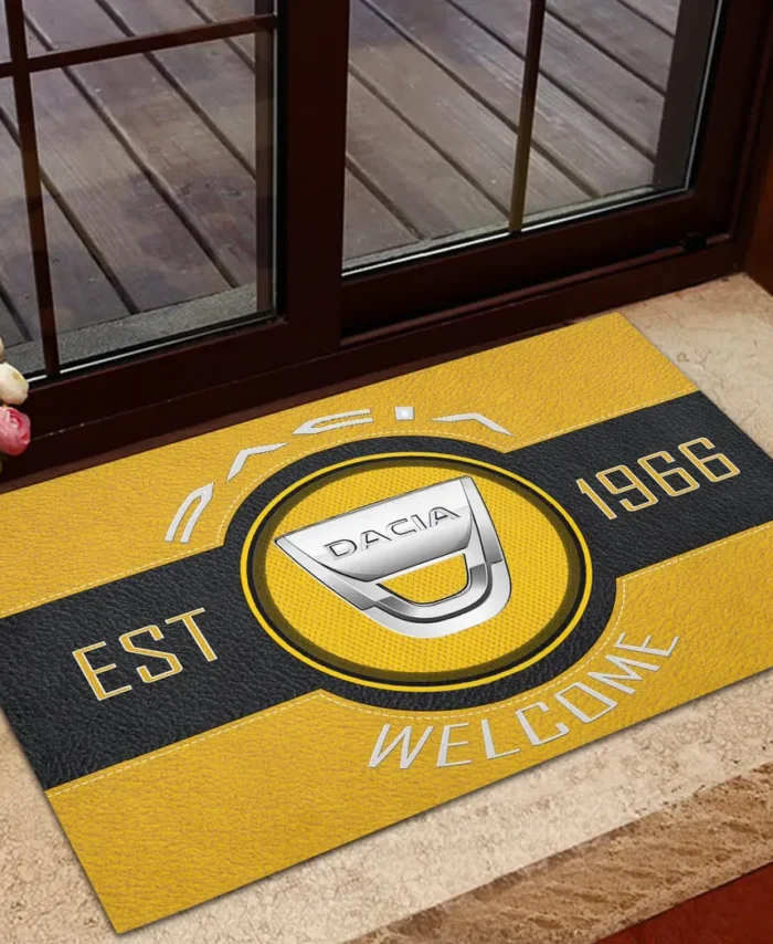 Digipower Machines Doormat, All Over Print Doormat For Car Lovers CAR169 - Yellow