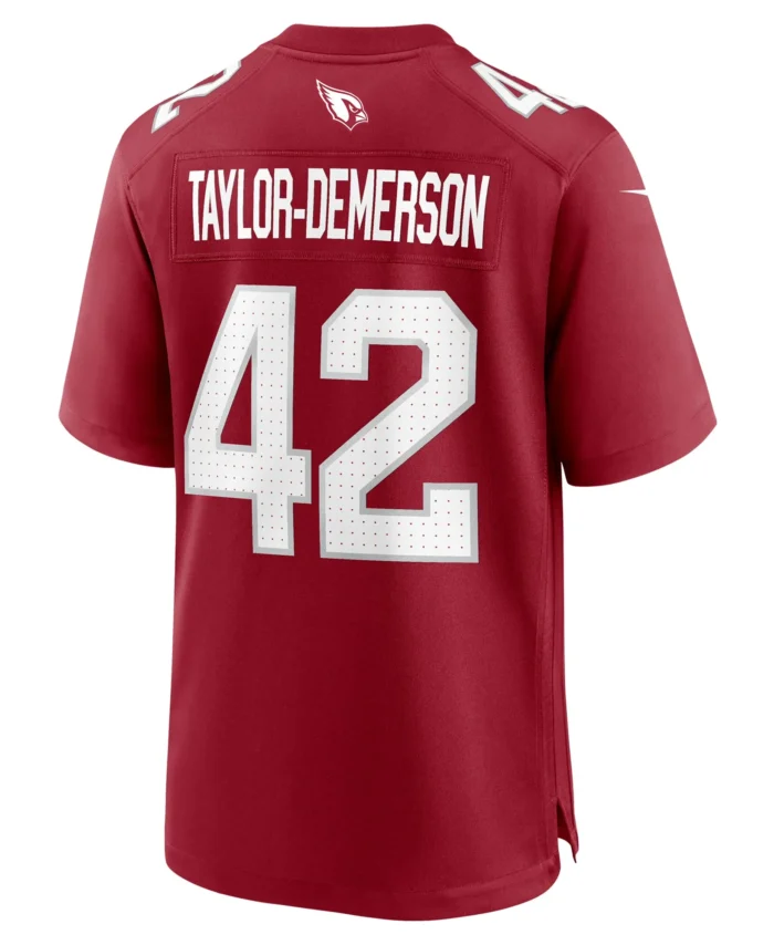 Dadrion Taylor-Demerson Arizona Cardinals Team Game Jersey -  Cardinal