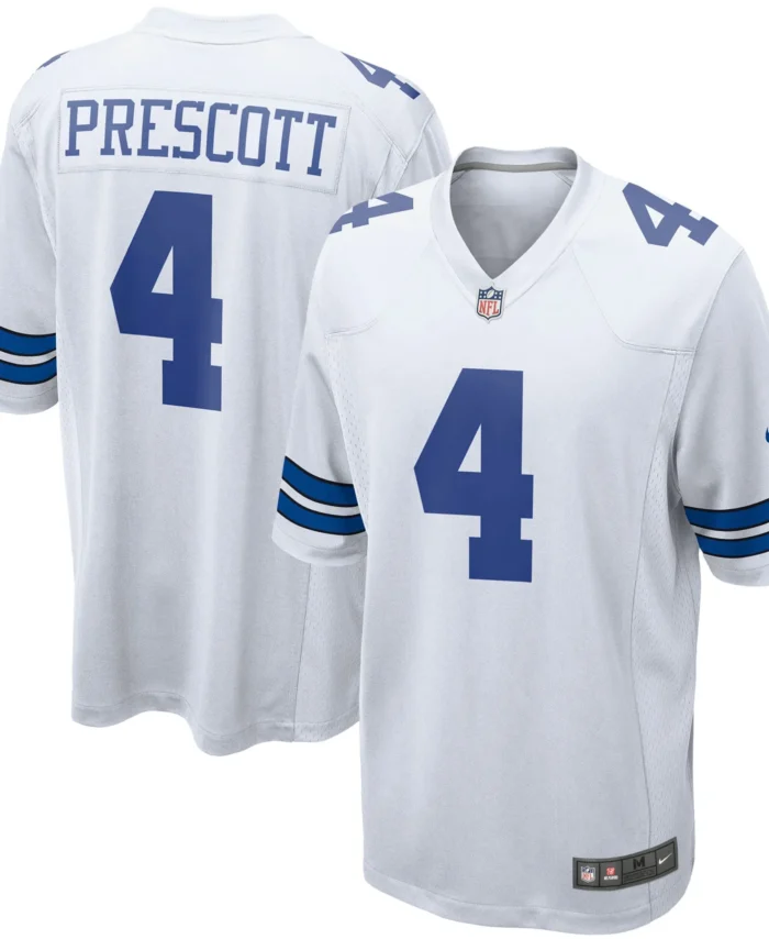 Dak Prescott Dallas Cowboys Game Team Jersey - White