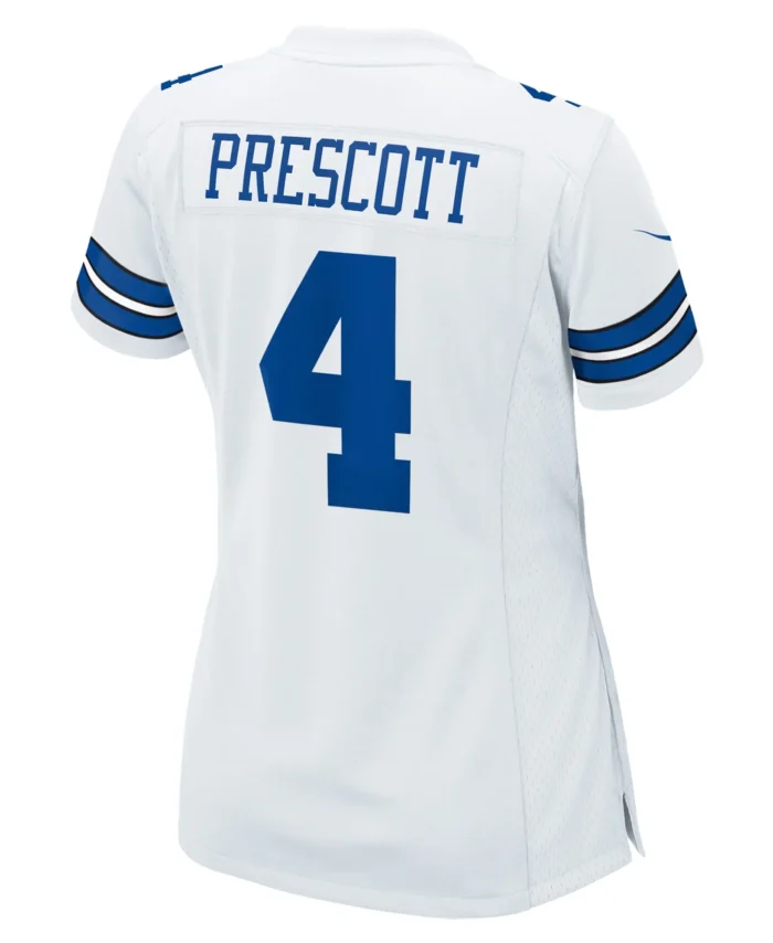 Dak Prescott Dallas Cowboys Women's Team Game Jersey - White