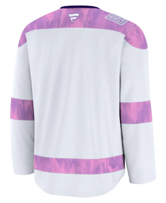 Dallas Stars Fanatics 2024 Hockey Fights Cancer Practice Jersey - White