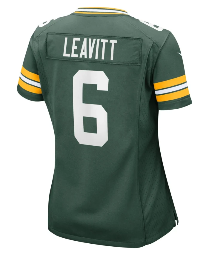 Dallin Leavitt Green Bay Packers Women's Game Player Jersey - Green