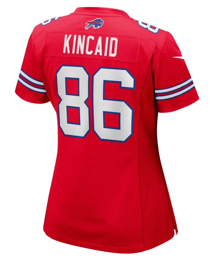Dalton Kincaid Buffalo Bills Women's Alternate Game Jersey - Red