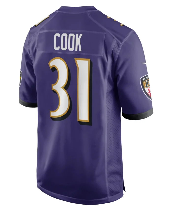 Dalvin Cook Baltimore Ravens  Game Jersey -  Purple