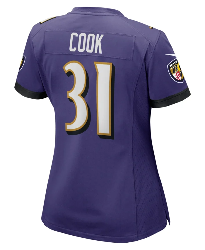 Dalvin Cook Baltimore Ravens Women's  Game Jersey -  Purple