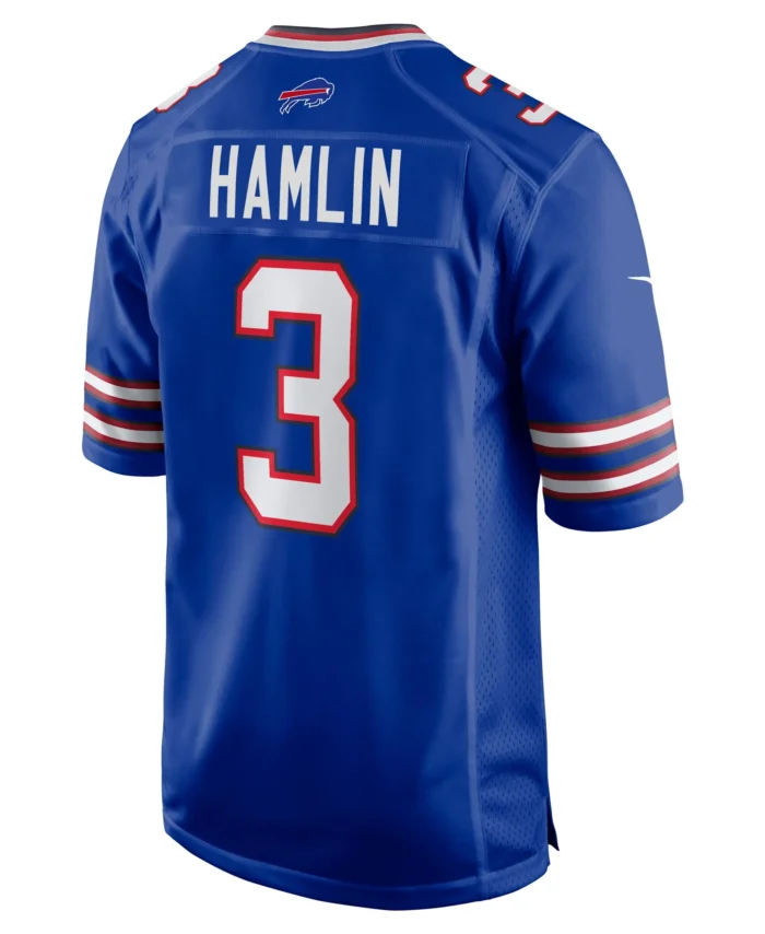 Damar Hamlin Buffalo Bills Game Jersey - Royal