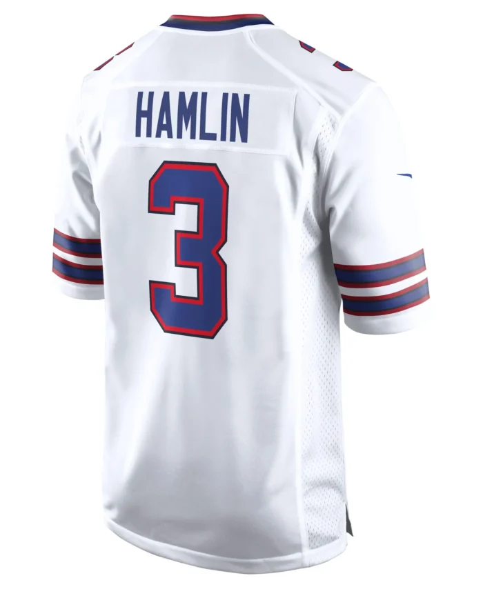 Damar Hamlin Buffalo Bills  Game Jersey - White