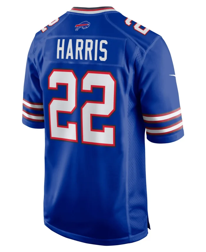 Damien Harris Buffalo Bills Game Player Jersey - Royal
