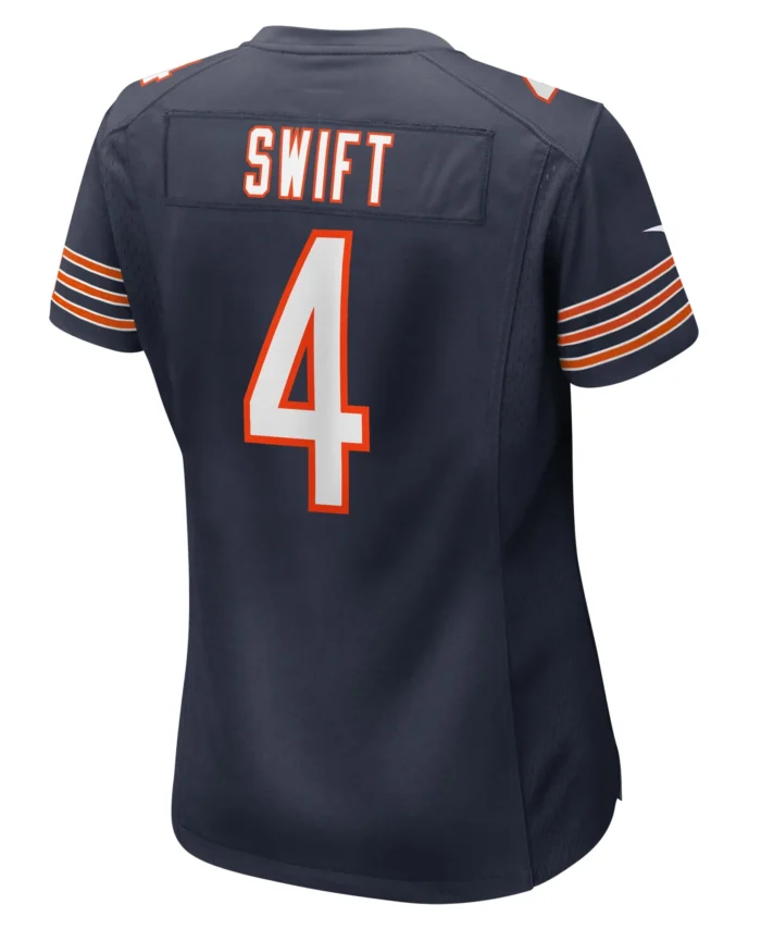 D'Andre Swift Chicago Bears Women's  Game Jersey -  Navy