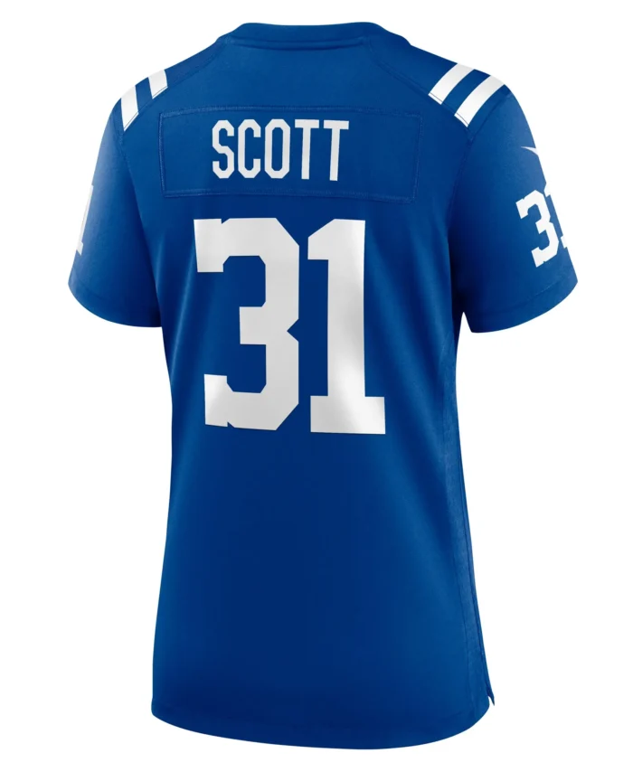 Daniel Scott Indianapolis Colts Women's  Game Jersey -  Royal