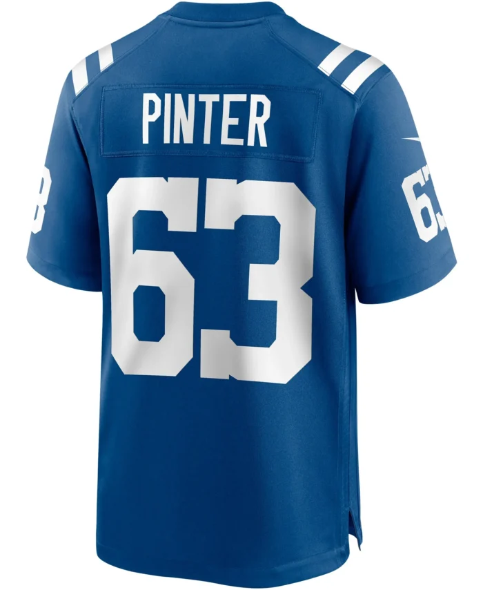Danny Pinter Indianapolis Colts Game Jersey - Royal