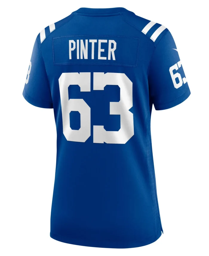 Danny Pinter Indianapolis Colts Women's  Game Jersey -  Royal