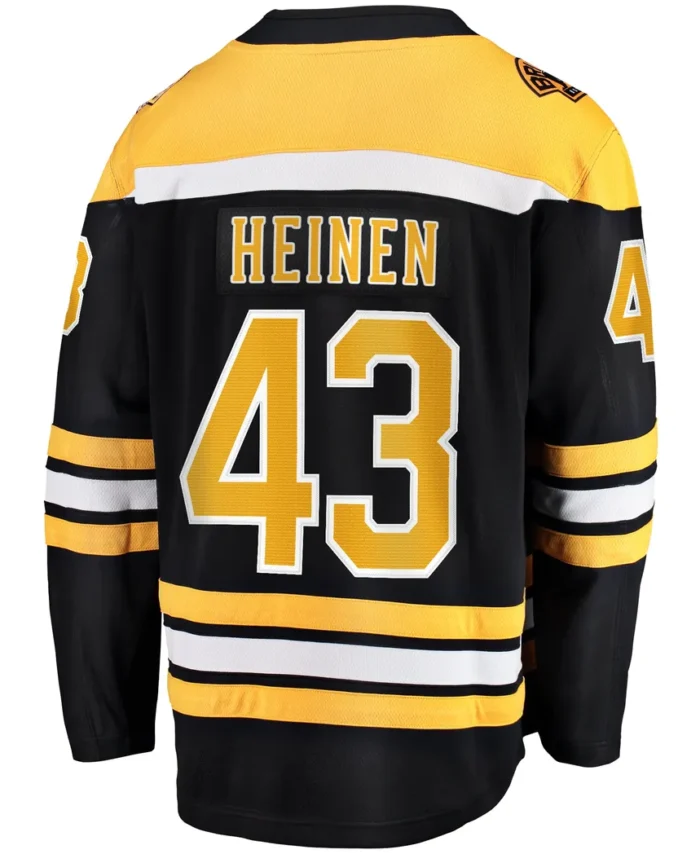 Danton Heinen Boston Bruins Fanatics Home Premier Breakaway Player Jersey - Black