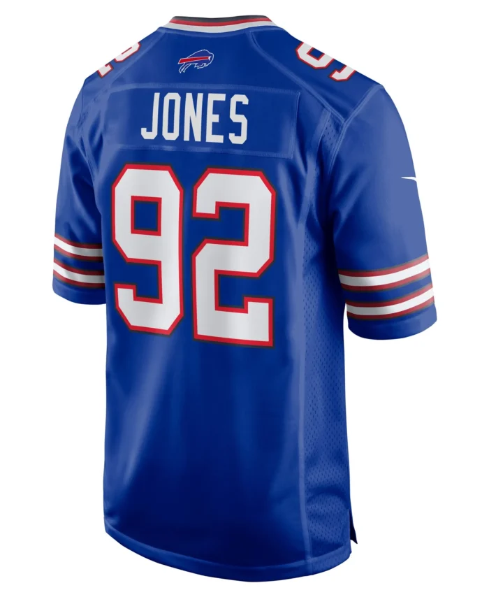 DaQuan Jones Buffalo Bills Game Player Jersey - Royal
