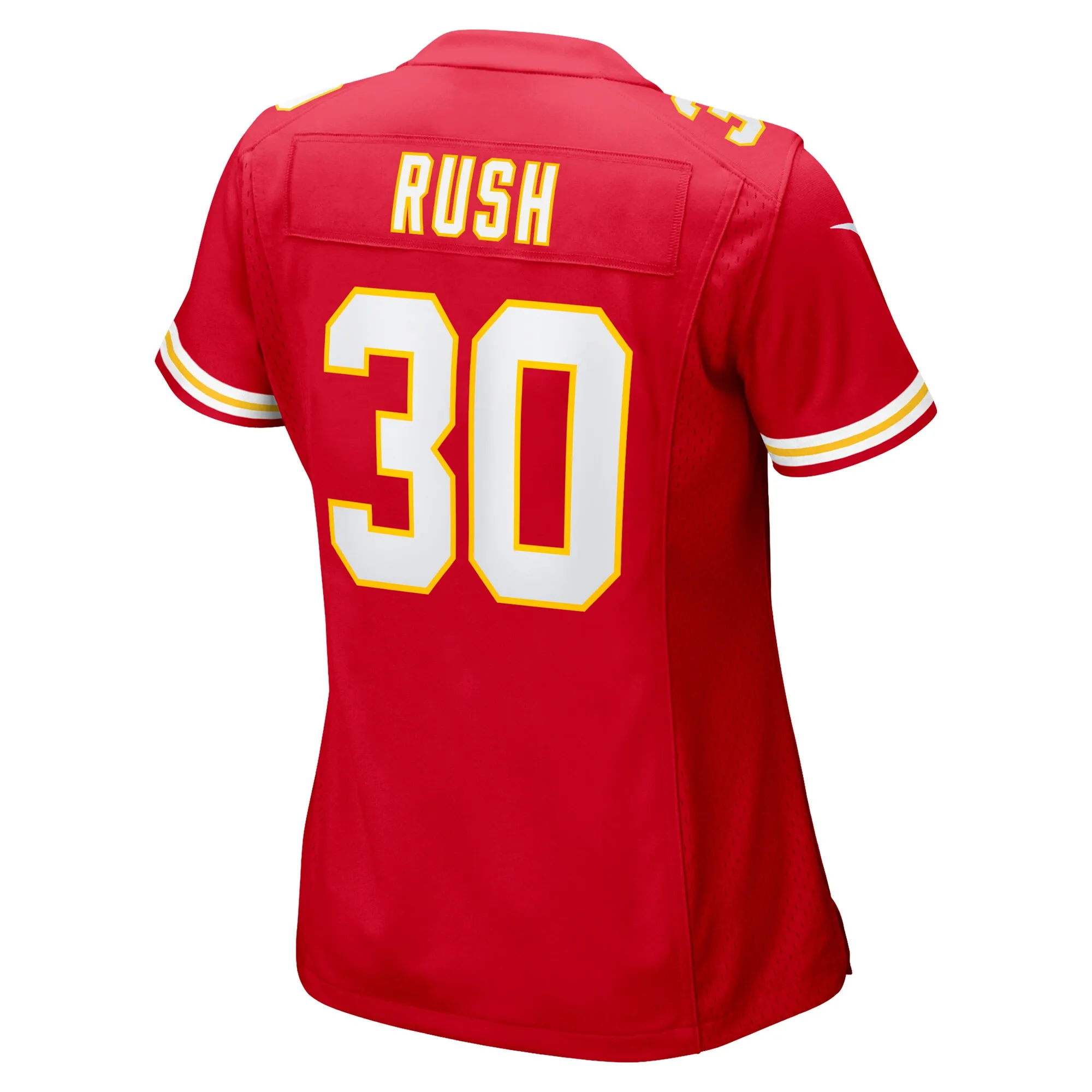 Darius Rush Kansas City Chiefs Women's Team Game Jersey -  Red