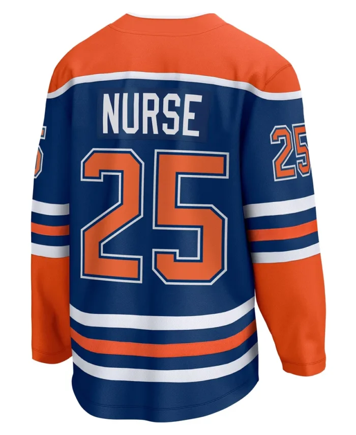 Darnell Nurse Edmonton Oilers Fanatics Home Breakaway Player Jersey - Royal