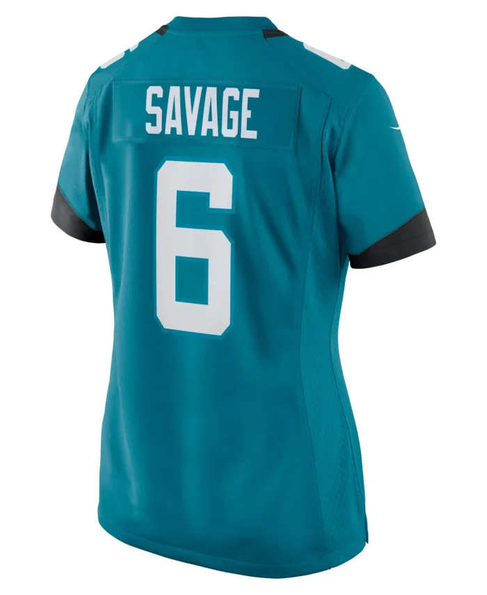 Darnell Savage Jacksonville Jaguars Women's Team Game Jersey -  Teal