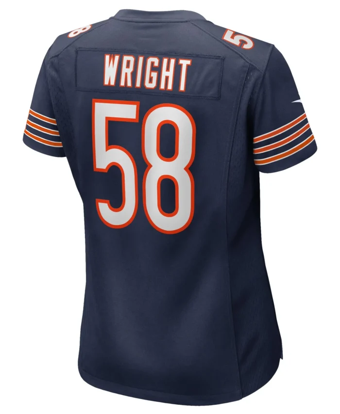 Darnell Wright Chicago Bears Women's  Game Jersey -  Navy