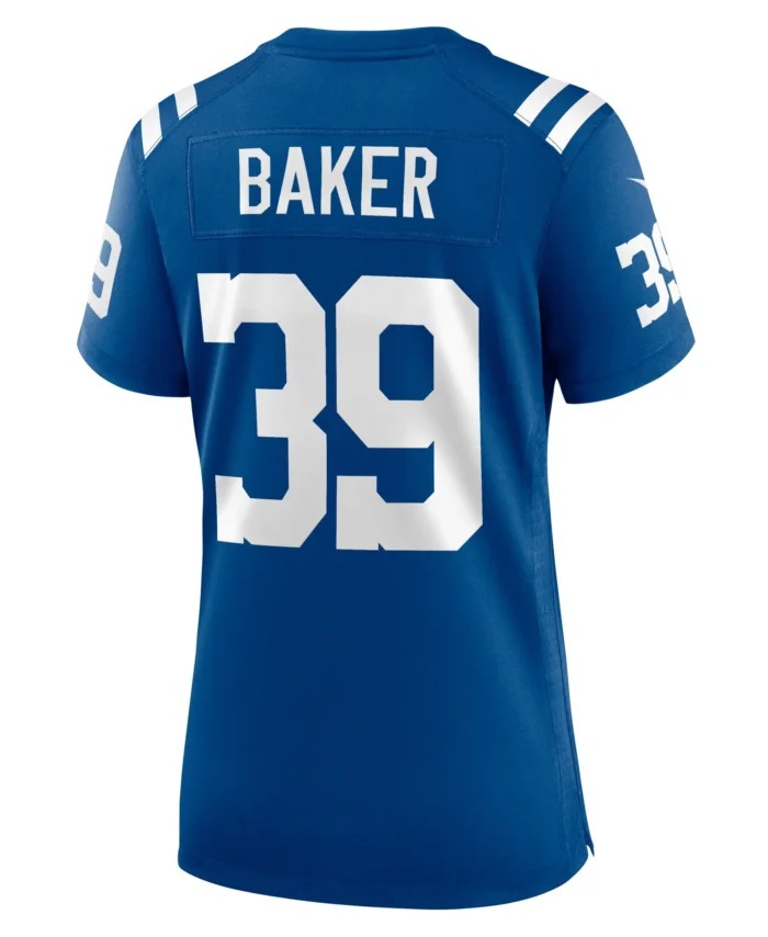 Darrell Baker Jr Indianapolis Colts Women's Team Game Jersey -  Royal