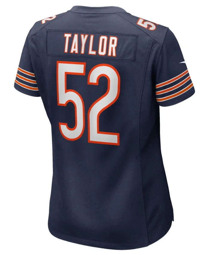 Darrell Taylor Chicago Bears Women's  Game Jersey -  Navy