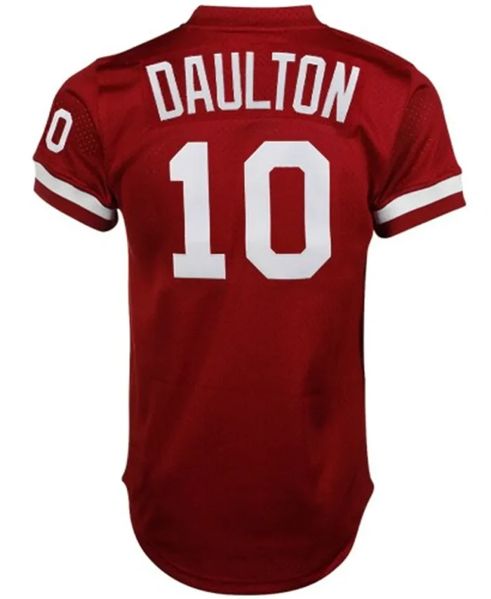 Darren Daulton Philadelphia Phillies Mitchell- Ness Cooperstown Mesh Batting Practice Jersey- Red