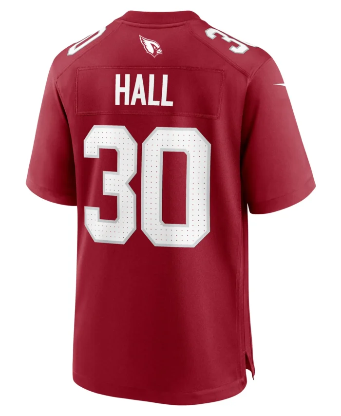 Darren Hall Arizona Cardinals Team Game Jersey -  Cardinal